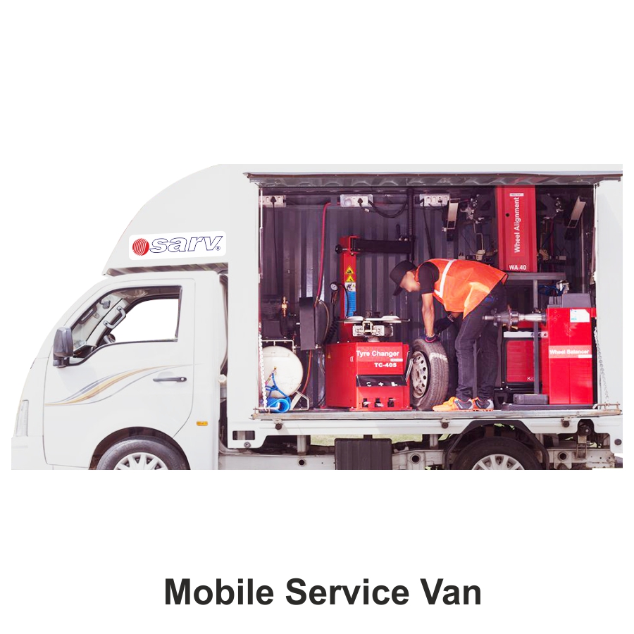 Mobile Service Van Mobile Workshop, Sarv