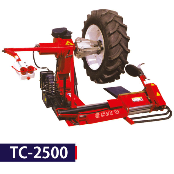 tractor tyre changing machine