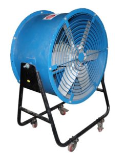 heavy duty fume extraction blower for outside regeneration area use