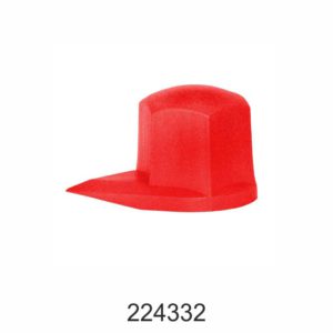 32mm lower pointer wheel nut indicator dust cap fitted on truck wheel for safety inspection
