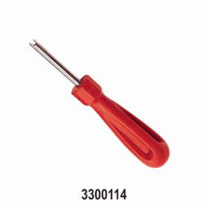 SARV single-ended valve core screwdriver 1.5″ red for car, bike, truck, and bus tyres. Durable, precise, and compact tool for workshops, mobile service, and roadside tyre maintenance.