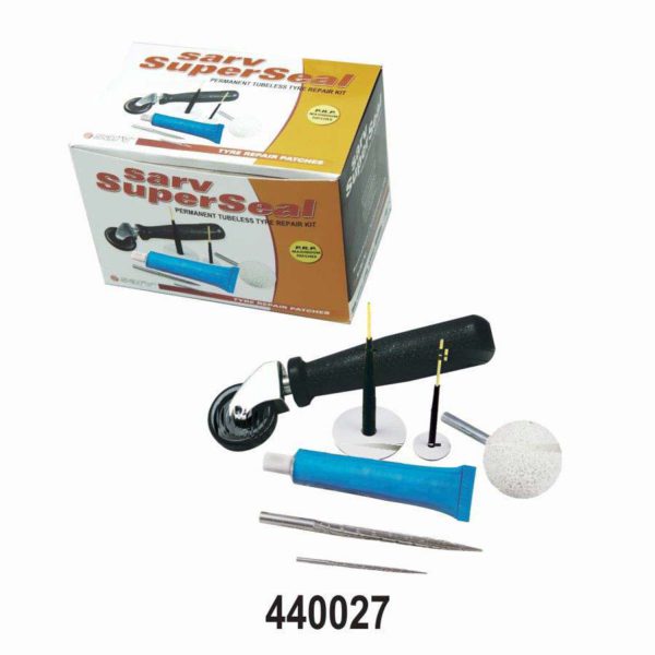 Mushroom Type Tubeless Tyre Puncture Repair Kit