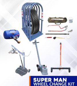 Truck Bus Superman Complete Wheel Change Manual Kit