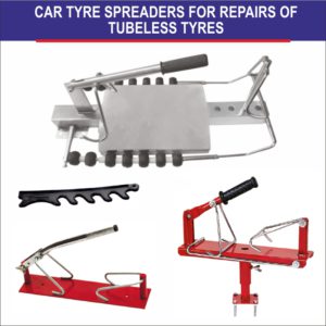 Car Tyre Spreaders for repairs of Tubeless Tyres. We have answers for you.
