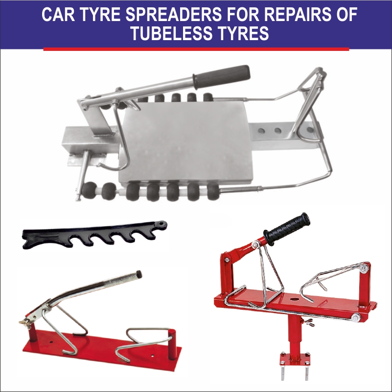 Car Tyre Spreaders for repairs of Tubeless Tyres. We have answers for you.