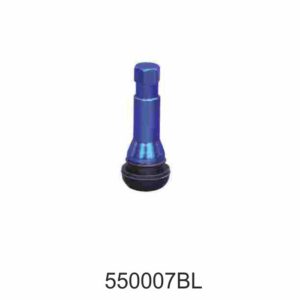 Blue tubeless tyre valve for car and two wheeler tyres
