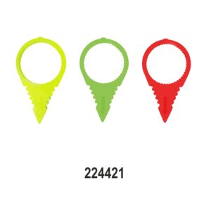 Heavy-duty 21mm wheel protect nut indicator installed on truck wheel for fleet safety and loose nut detection