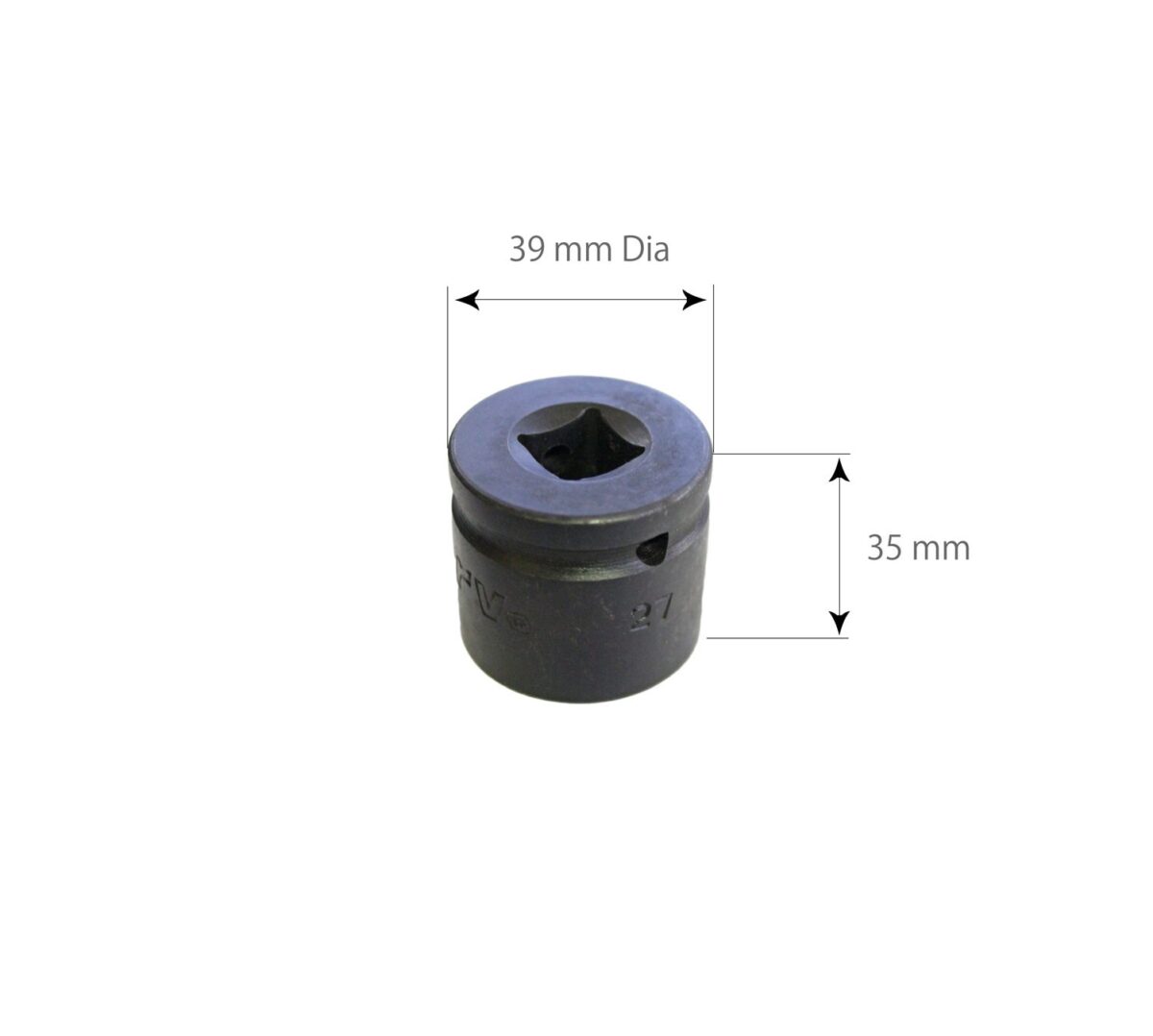 SARV Hex 27mm socket for Wheel Nut Extraction