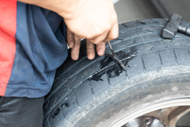 tubless tyre puncture repair