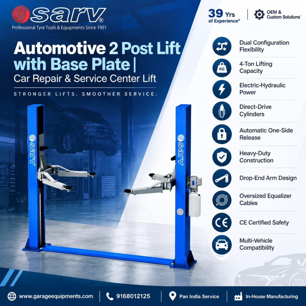 Automotive 2 Post Lift - 1