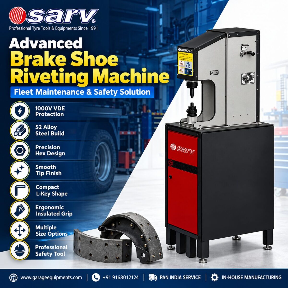 Brake Shoe Riveting Machine - 1