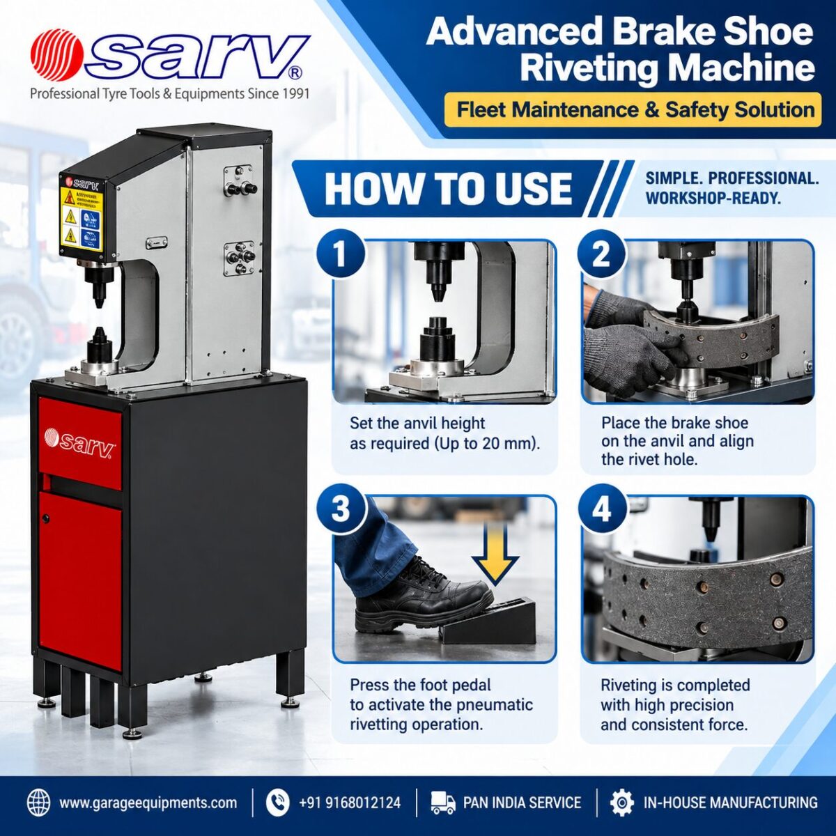 Brake Shoe Riveting Machine - 4