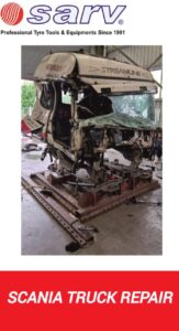 Truck Frame Straightening System
