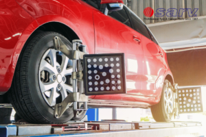 wheel alignment machine
