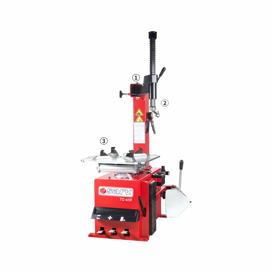 Universal Clamp Tyre Changer | Sarv Garage Equipment Universal Clamp Tyre Changer TC-450 – Multi-Purpose for Car and Motorcycle Tyres