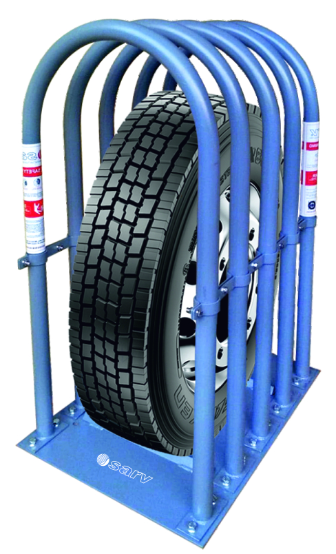 Safety Tyre Inflator Cage 232 PSI Heavy Duty Inflation System