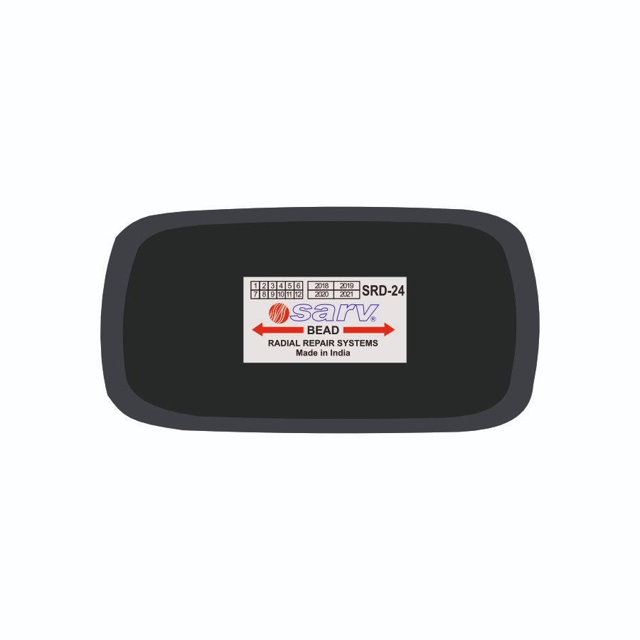 Radial Tyre Repair Patches 90x220mm | Sarv Garage Equipments Radial Tyre Repair Patches 90x220mm Dual Cure | Buy Radial Tyre Repair Patches