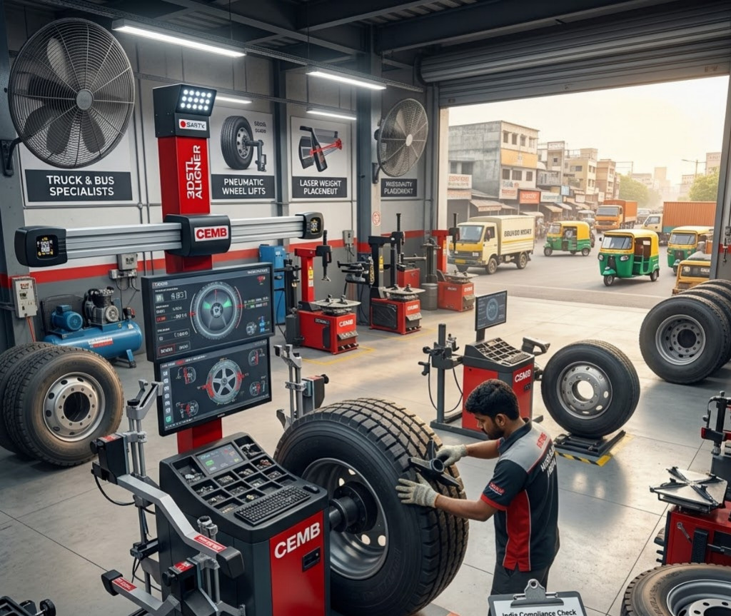 Best Wheel Balancer Machine for Commercial Workshops in India
